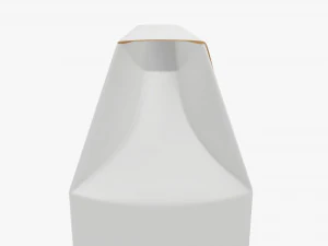 Caja de galletas de cart&oacute;n ancha Modelo 3D