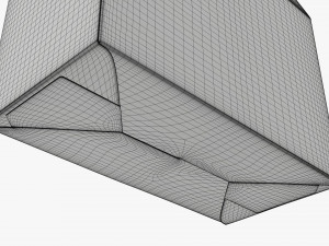 Cardboard cookie box wide Modelo 3D