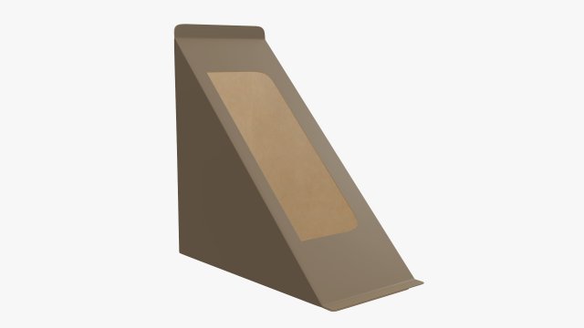 Cardboard sandwich box Modelo 3D .c4d .max .obj .3ds .fbx .stl .blend 