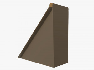 Cardboard sandwich box Modelo 3D