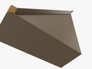 Cardboard sandwich box Modelo 3D
