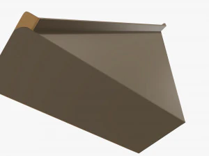 Cardboard sandwich box 3D Model