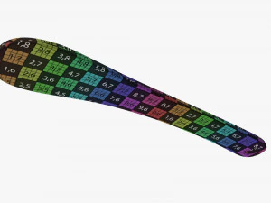 Spatola cosmetica Modello 3D