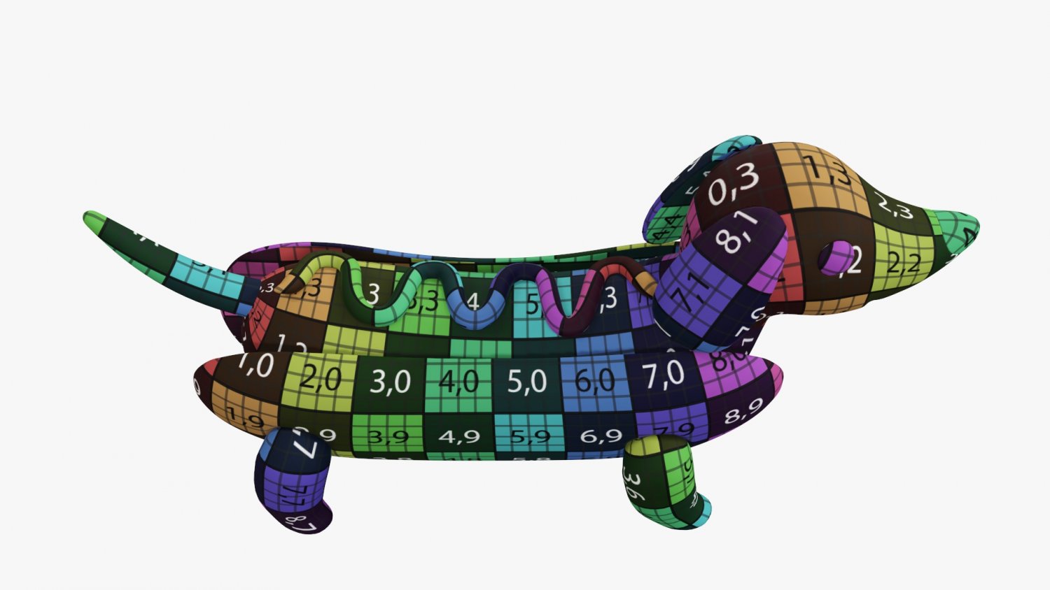 Dachshund Puppy In Hot Dog Bun 3D Модель In Разное 3DExport