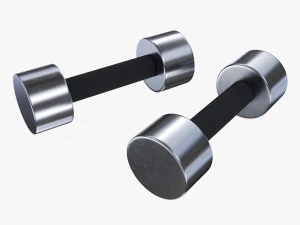 哑铃 3D 模型