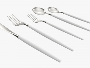 Flatware set 01 Modelo 3D