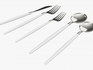 Flatware set 01 Modelo 3D