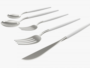 Flatware set 01 Modelo 3D