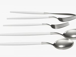 Flatware set 01 Modelo 3D