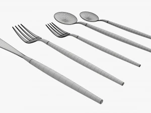 Juego de cubiertos 01 Modelo 3D