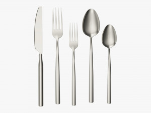 Flatware set 02 Modelo 3D
