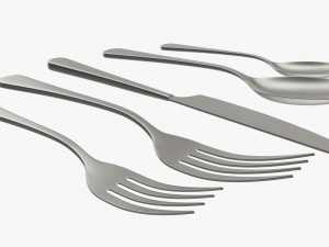 Flatware set 03 3D मॉडल