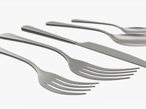 Flatware set 03 3D Model