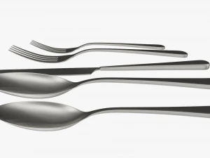 Flatware set 03 3D Model