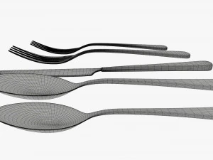Flatware set 03 3D Model