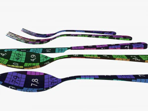 Flatware set 03 3D Model