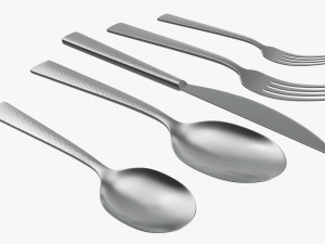 Flatware set 04 3D Model