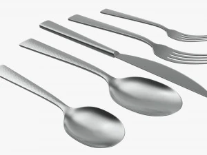Flatware set 04 3D Model