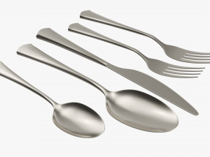 Flatware set 05 Modelo 3D