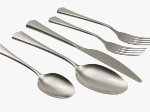 Flatware set 05 3D Model