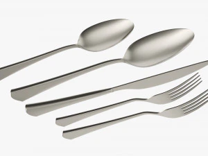 Flatware set 05 3D Model