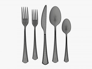 Flatware set 05 Modelo 3D