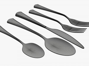 Flatware set 05 Modelo 3D