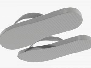 Flip-flops footwear woman summer beach 01 Modelo 3D