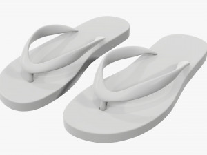 Flip-flops footwear woman summer beach 02 Modelo 3D