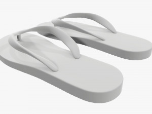 Flip-flops footwear woman summer beach 02 Modelo 3D