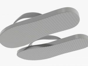 Flip-flops footwear woman summer beach 02 Modelo 3D