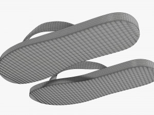 Flip-flops footwear woman summer beach 02 Modelo 3D