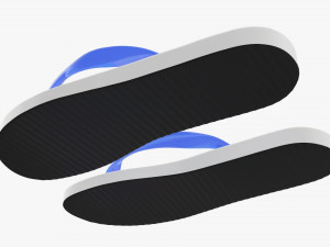 Flip-flops footwear woman summer beach 03 3Dモデル