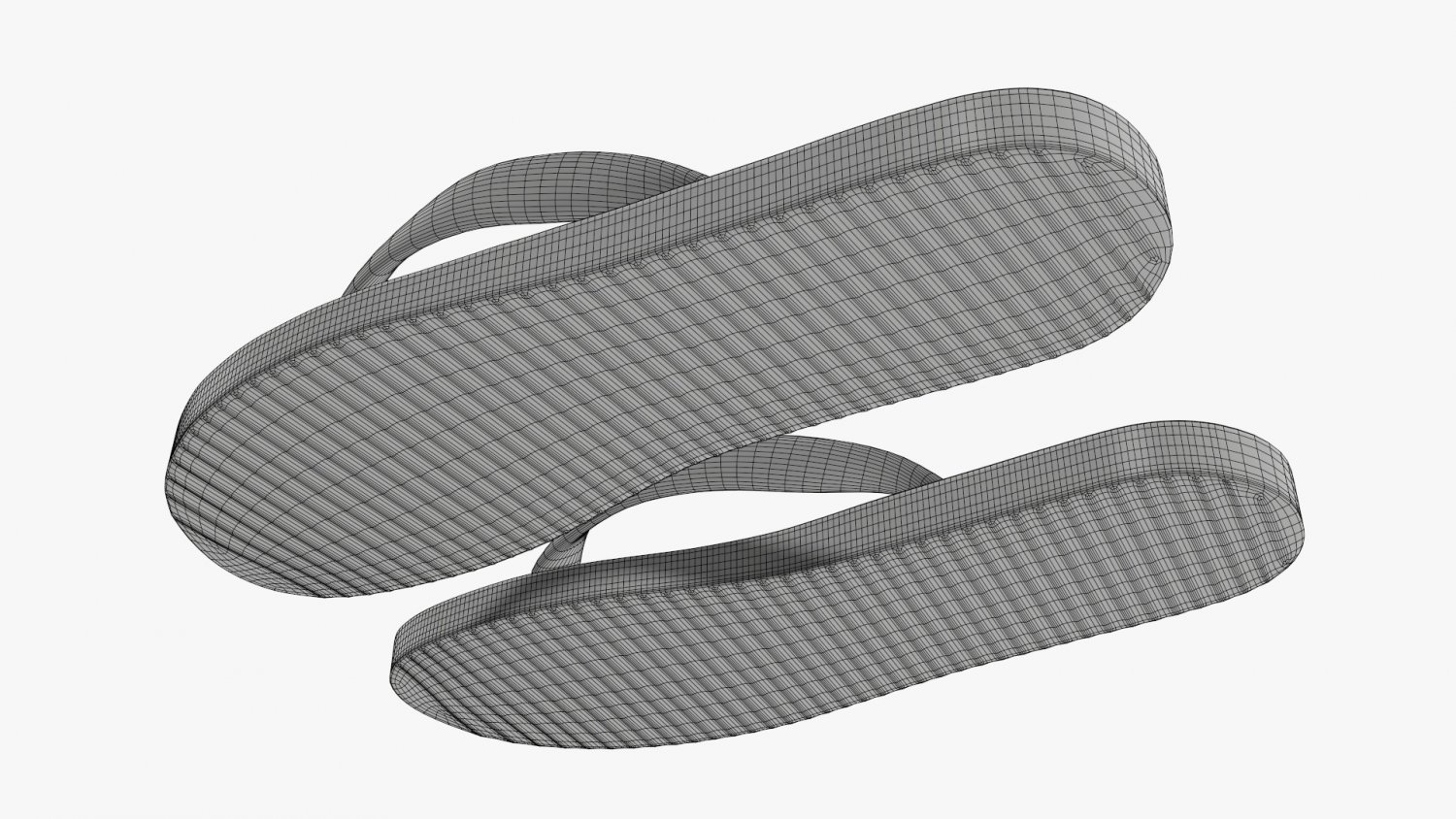 Flip-Flops Footwear Woman Summer Beach 03 3D Модель In Другое 3DExport
