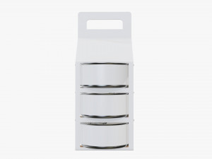 Food tin can carrier package Modelo 3D