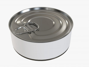 Food tin can carrier package Modelo 3D