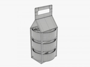 Food tin can carrier package Modelo 3D
