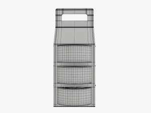 Food tin can carrier package Modelo 3D