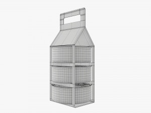 Food tin can carrier package Modelo 3D