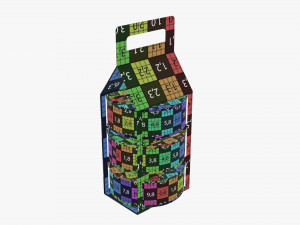 Food tin can carrier package Modelo 3D