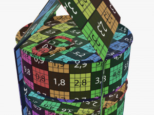 Food tin can carrier package Modelo 3D