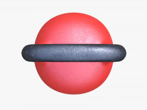 Gym weight kettlebell 3D Model