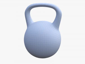 Gym weight kettlebell 3D Model