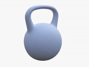 Gym weight kettlebell 3D Model