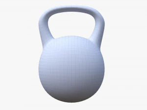 Gym weight kettlebell 3D Model