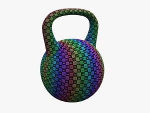 Gym weight kettlebell 3D Model