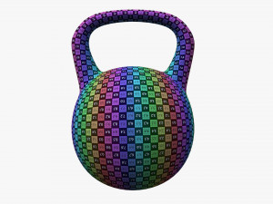 Gym weight kettlebell Modèle 3D