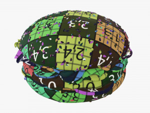 Hamburger fast food 01 stylized Modelo 3D