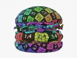 Hamburger fast food 02 3D Model