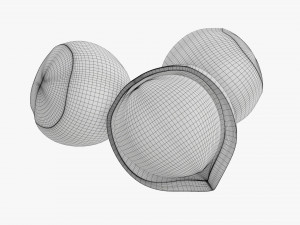 Hazelnuts 01 3D Model